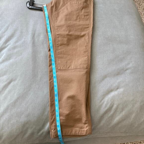 Eddie Bauer Mountain Ops Flex Pants 33×32 Tan Canvas Work Utility GORPCORE - Picture 8 of 9